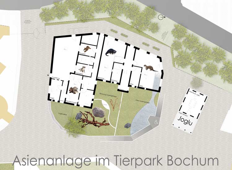 Neubau der Asienanlage im Tierpark Bochum